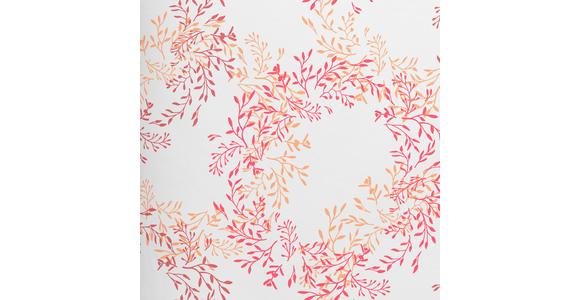 Cretonne Bettwäsche 140x200 cm Helen Orange/Pink/Weiß Blumen - Pink/Orange, MODERN, Textil - Luca Bessoni