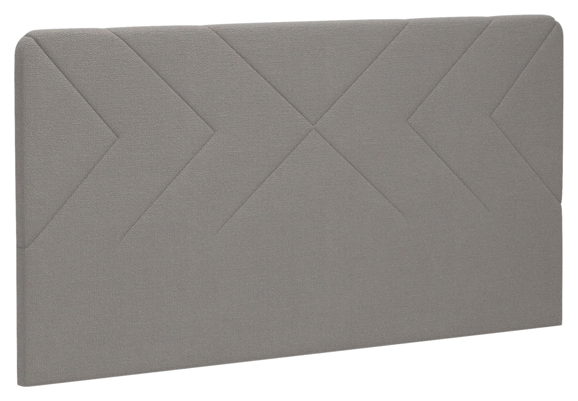 ZÁHLAVIE FLAVIA - hnedá, Modern, textil (127/81,5/4,5cm)