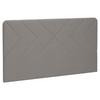 ČELO POSTELE FLAVIA - hnědá, Moderní, textil (127/81,5/4,5cm)