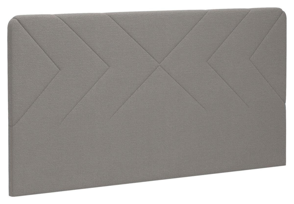ZÁHLAVIE FLAVIA - hnedá, Modern, textil (127/81,5/4,5cm)