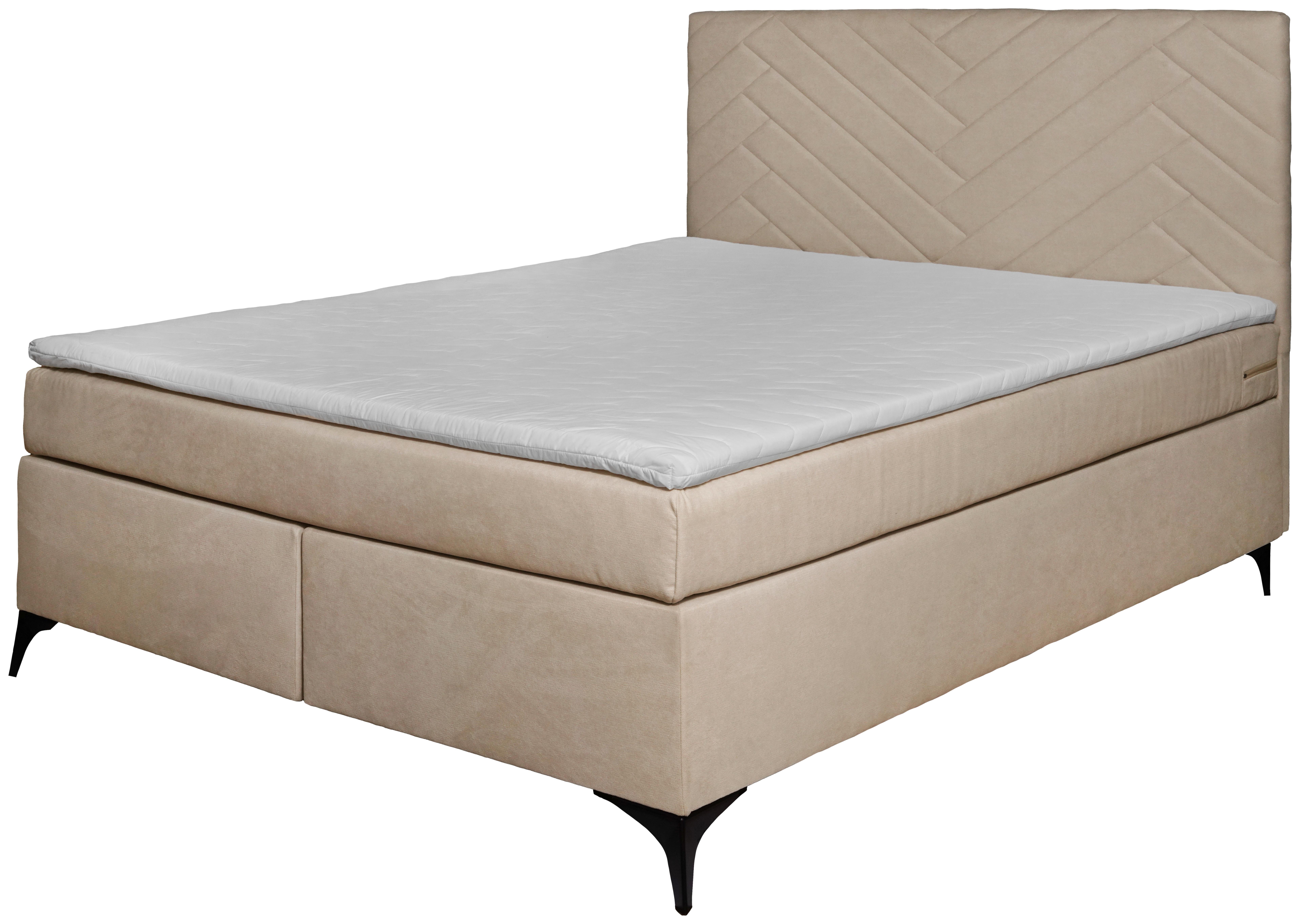 Boxbett Mit Topper 140x200 Cm Evan Beige