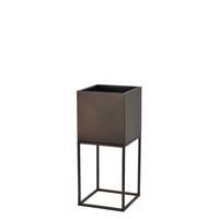 Blumenständer Metall Braun Bxhxt: 19x87x19 Cm - Braun, Basics, Metall (19/87/19cm)