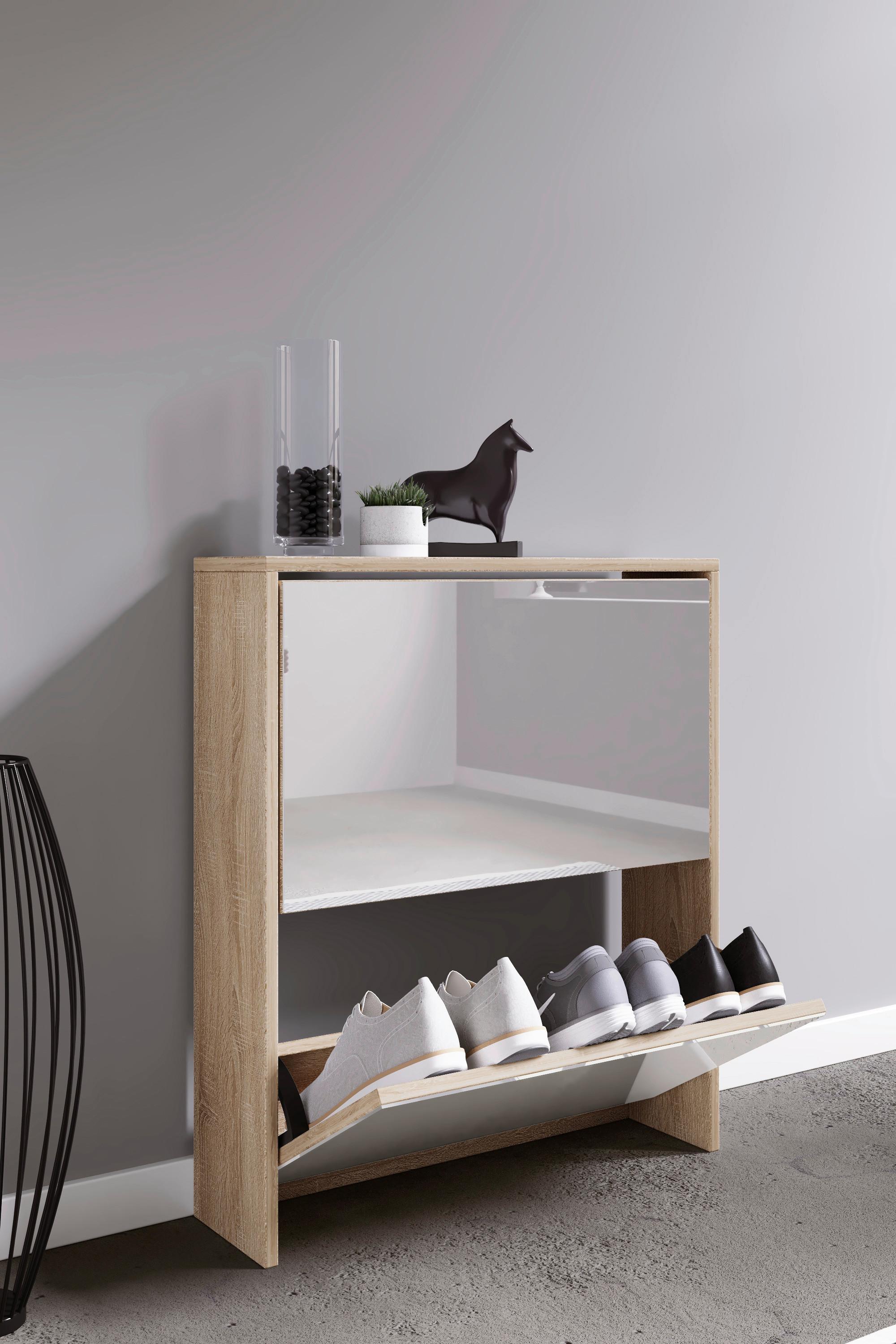 Schuhkipper Stido L Honigeiche Dekor B: 63 cm - Honigeiche, KONVENTIONELL, Holzwerkstoff (63/73/17cm) - MID.YOU