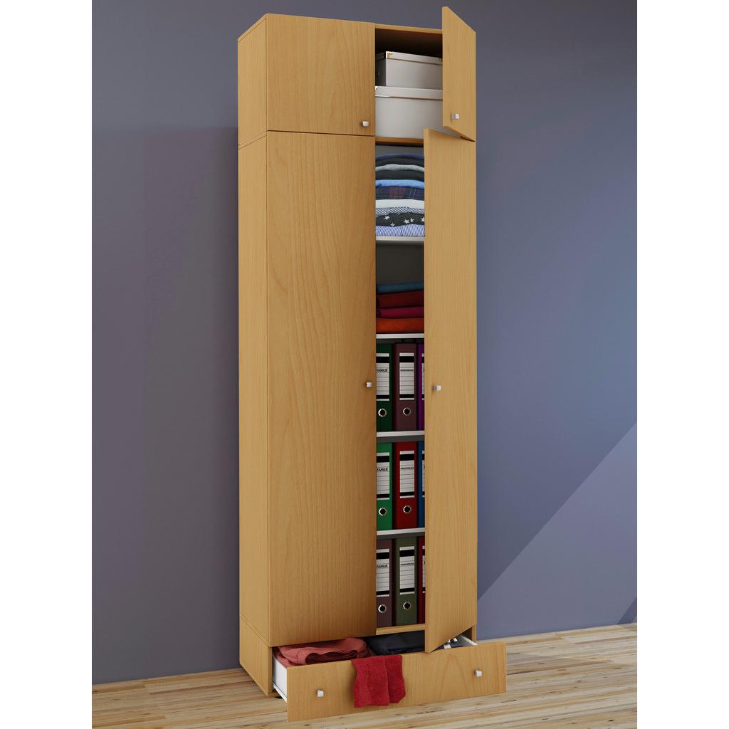 Mehrzweckschrank Vandol I Buchefarben B: 70 cm