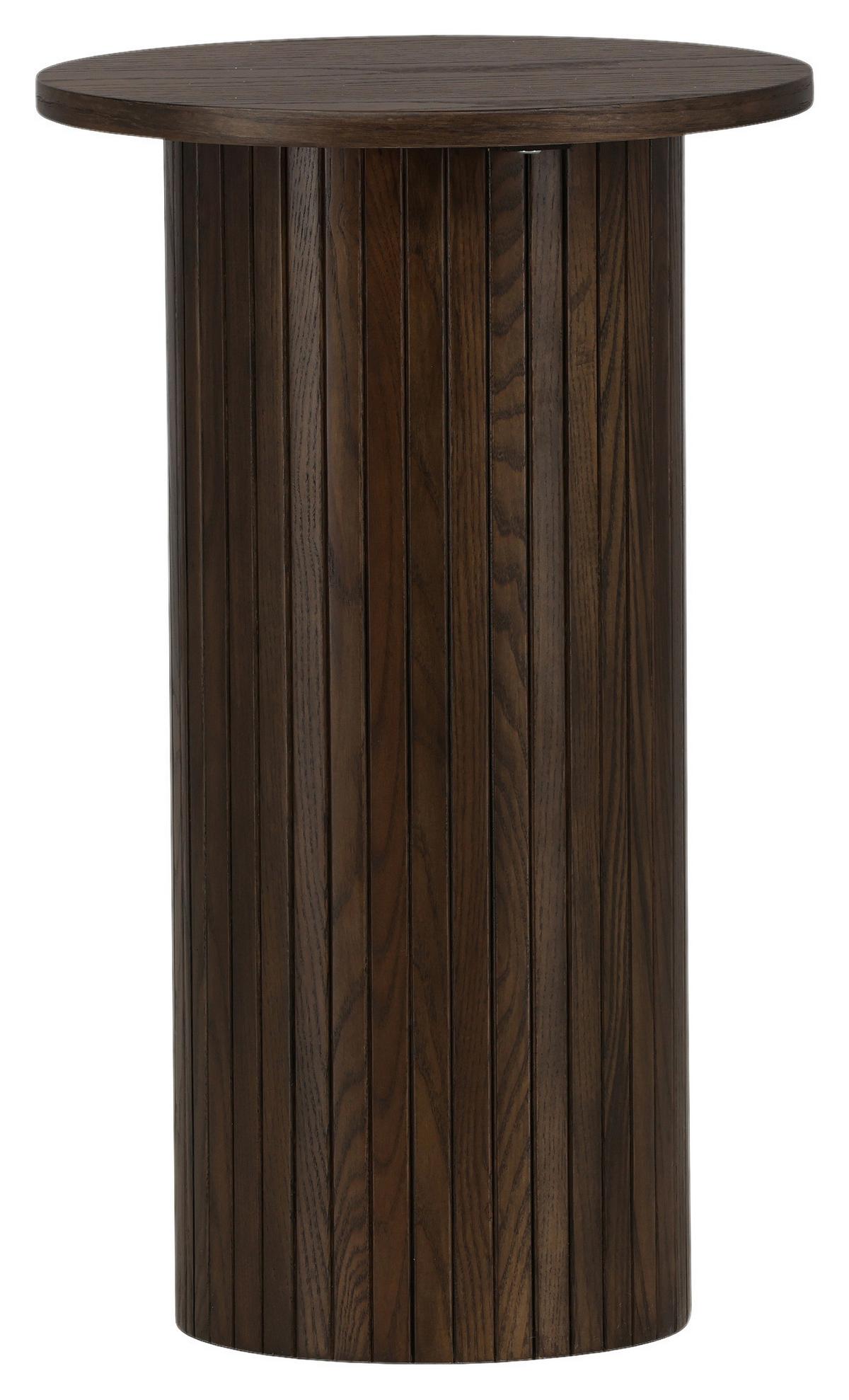 Beistelltisch Bianca - Mokka, Design, Holzwerkstoff (40/40/65cm) - Livetastic