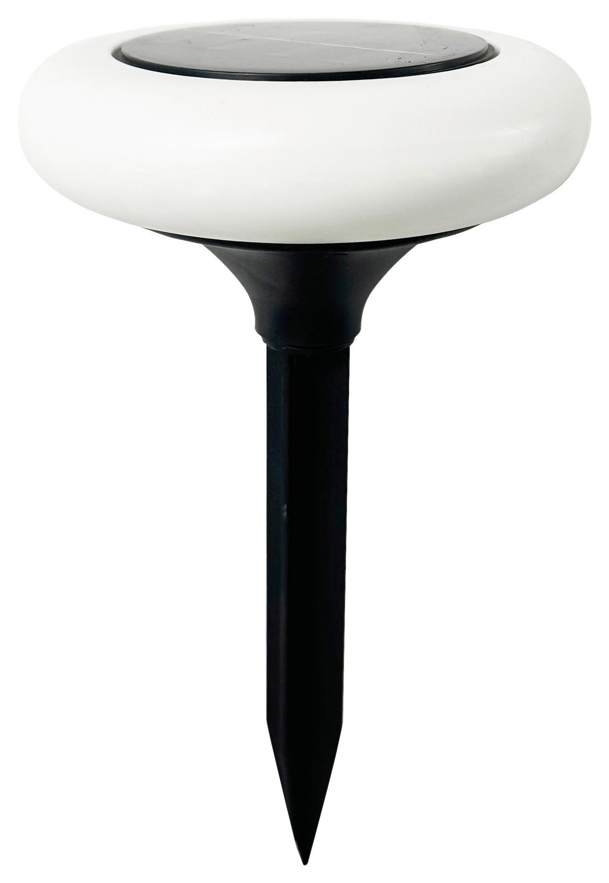 SOLÁRNÍ SVÍTIDLO RUIM - bílá/černá, Konvenční, plast (13,8/25cm) - Modern Living