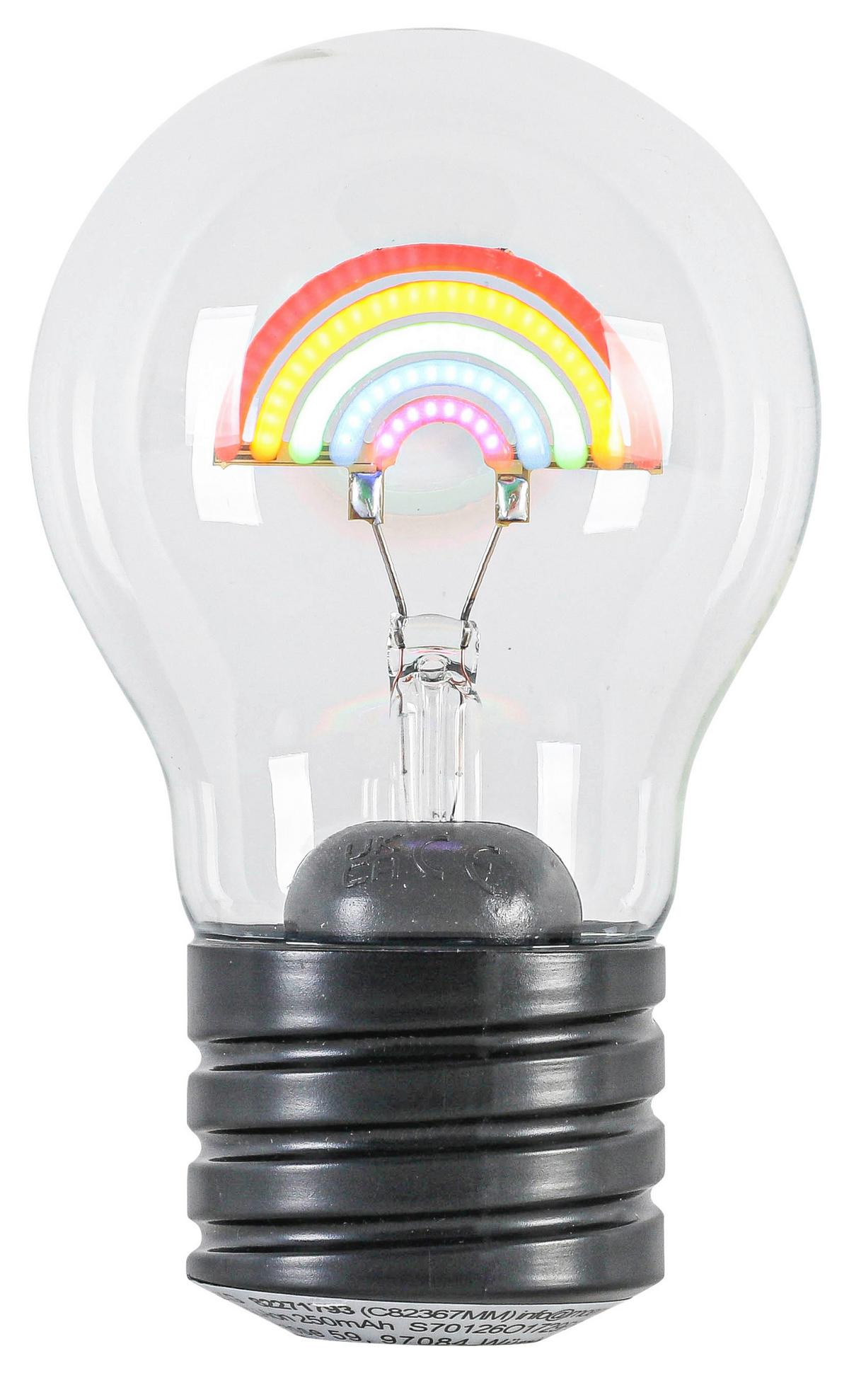 DEKORAČNÍ LED SVÍTIDLO BIRNI - černá/průhledné, Moderní, kov/plast (7/12cm) - Mömax