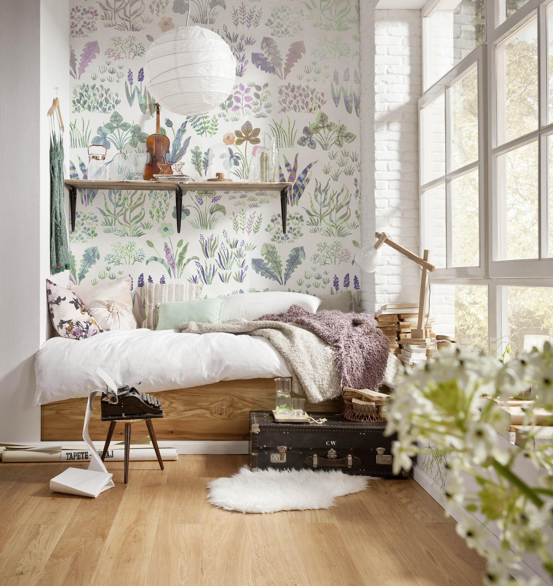 Fototapete Flower Farm - Multicolor, Trend, Papier (200/280cm)