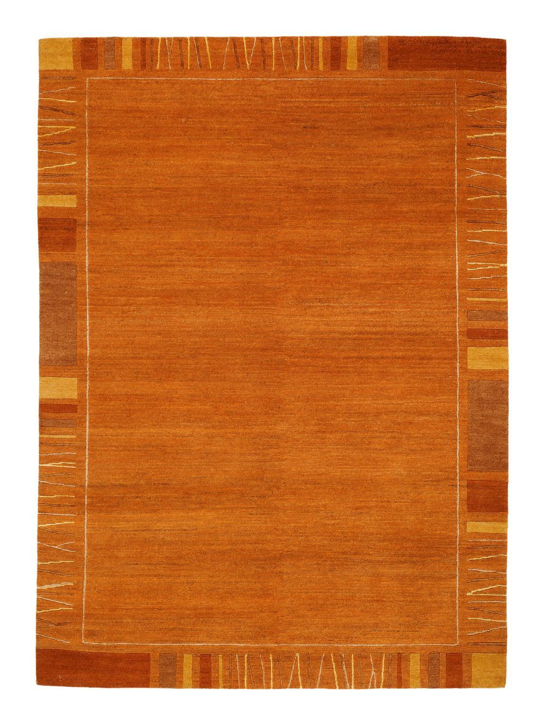 Orientalischer Webteppich Kupferfarben 250x200 cm - Kupferfarben, Basics, Textil (200/250cm) - Cazaris