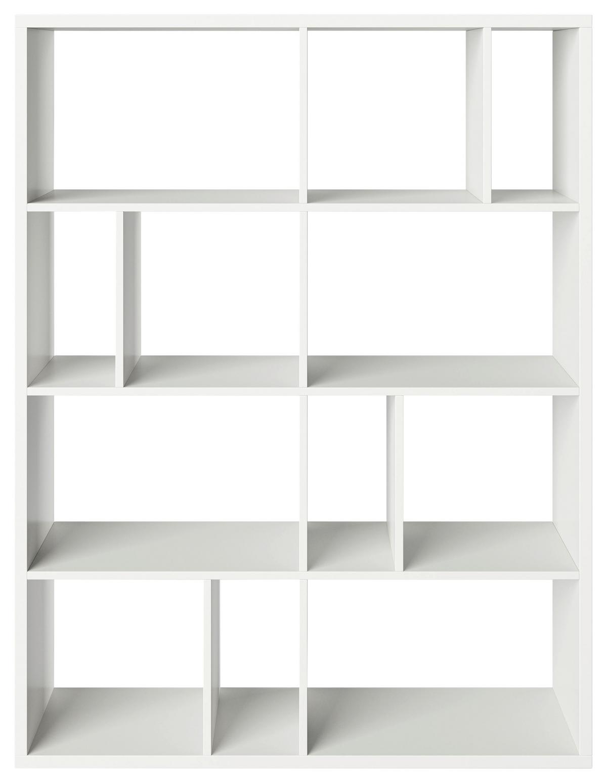 Regal Fortuna - Weiß, Basics, Holzwerkstoff (113/147/34cm) - MID.YOU
