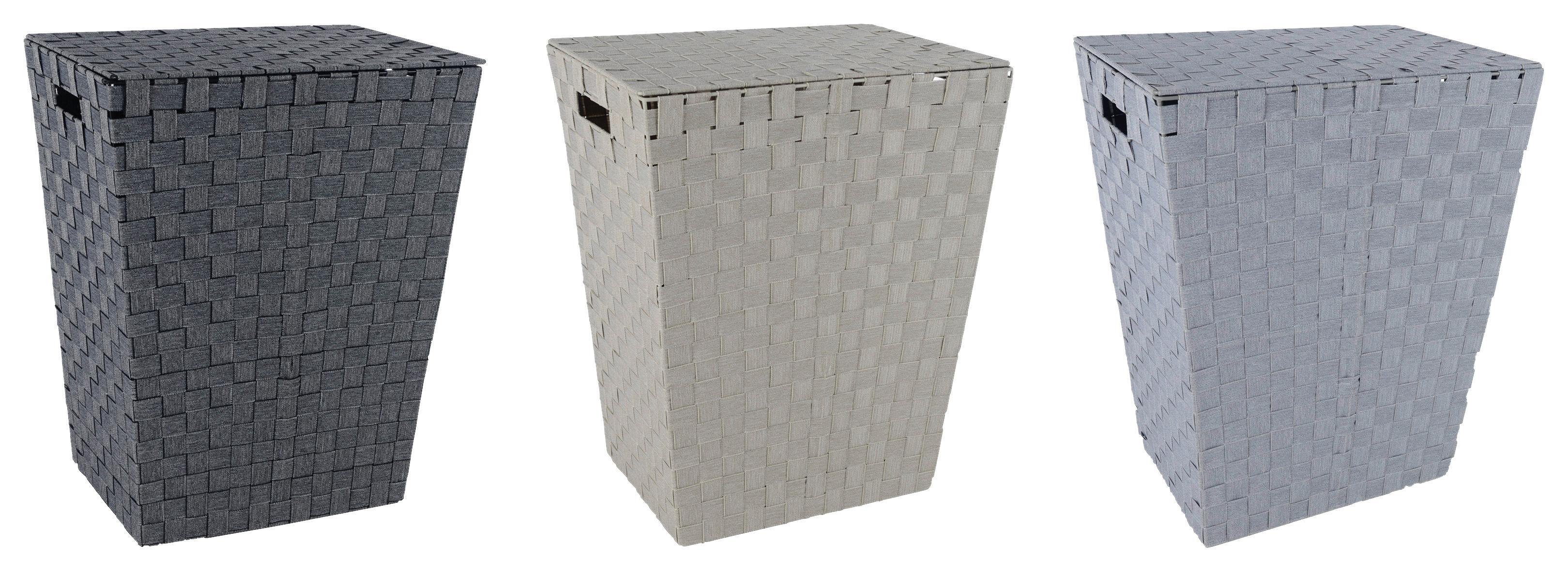 KOŠ NA PRÁDLO KIDA - krémová/světle šedá, kov/plast (42/52/30cm) - Mömax