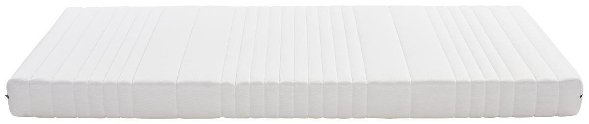 Komfortschaummatratze Flex 90x200 cm H2 H: 15 cm - Weiß, MODERN, Textil (90/200cm) - Livetastic