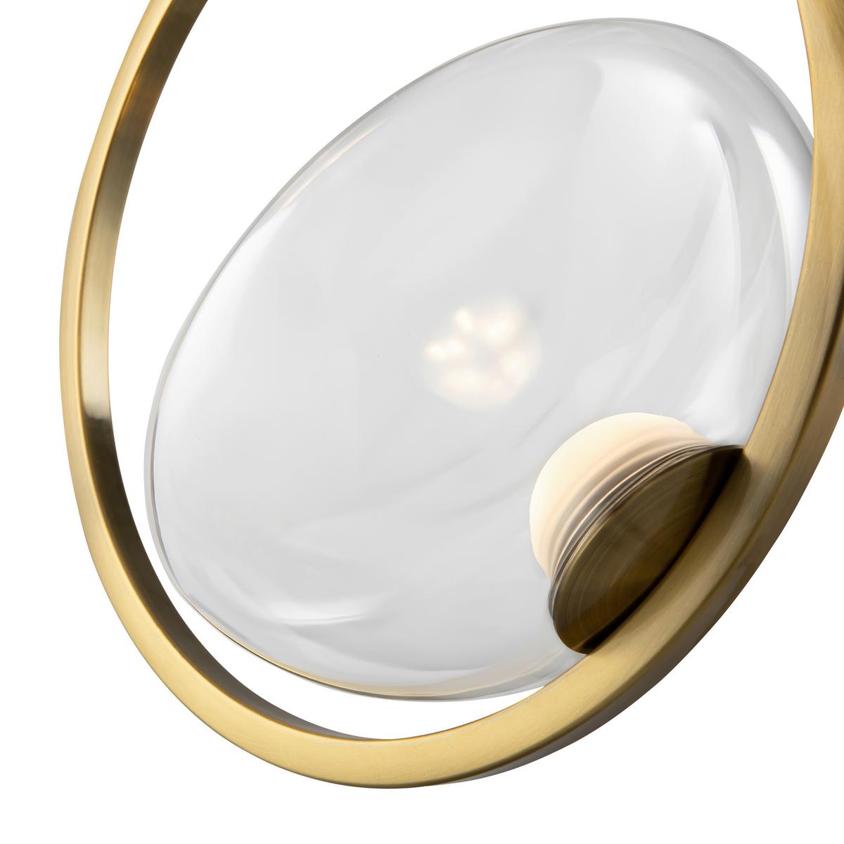 Pendelleuchte Lunare - Messingfarben, Basics, Glas/Metall (21,1/234,5/32cm) - MAYTONI