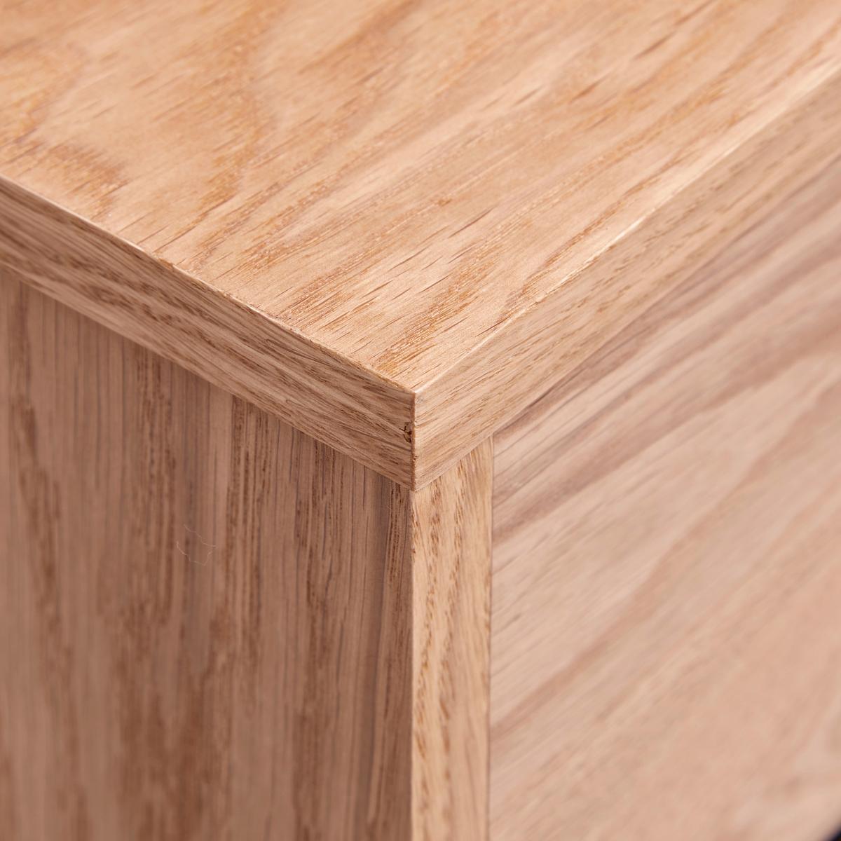 vysoká skříň Avanto AVANTO -EXKLUSIV- - černá, Natur, kov/dřevo (43/160/35cm) - ecoTree