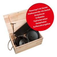 Dutch-Oven-Set Kochtopfset - Schwarz, Basics, Metall