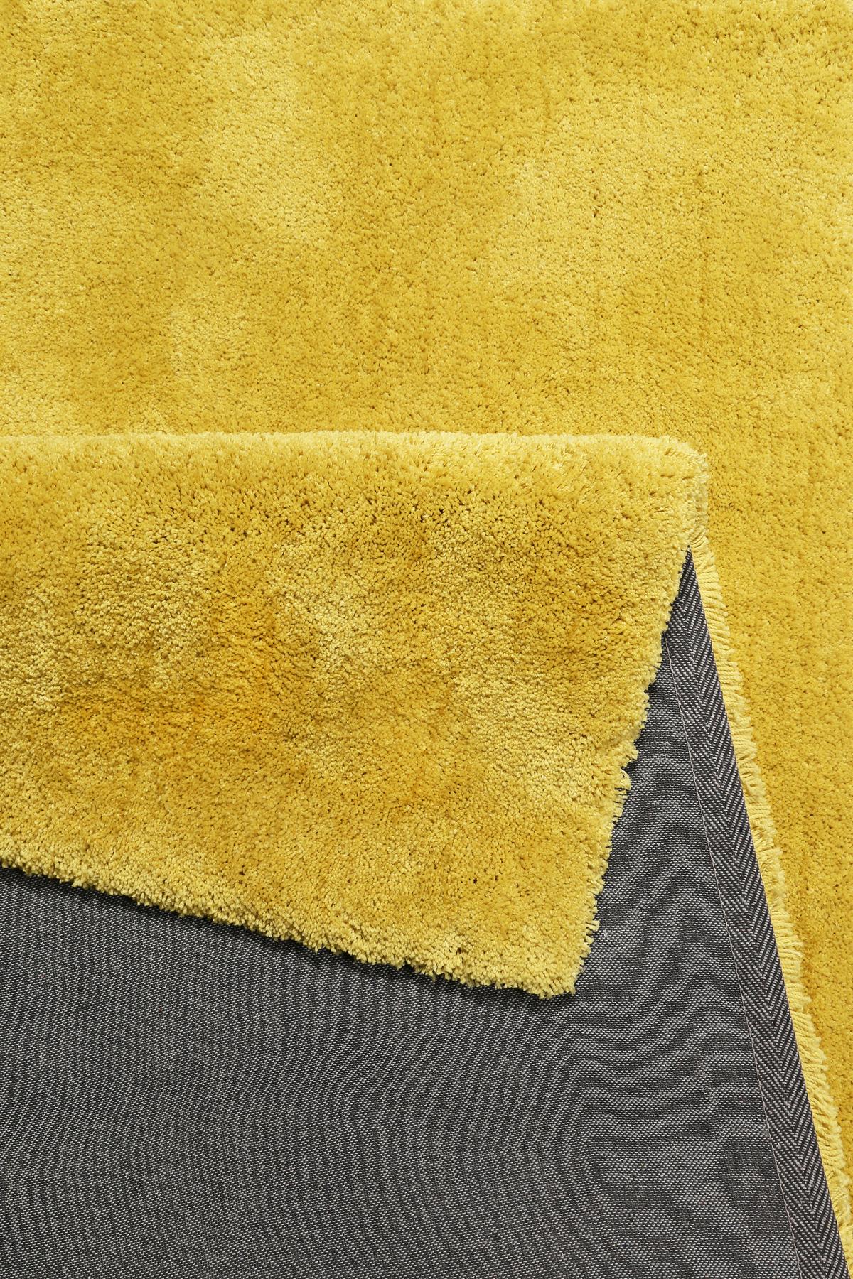 Hochflorteppich Relaxx Gelb 130x190 cm - Gelb, KONVENTIONELL, Textil (130/190cm) - Esprit