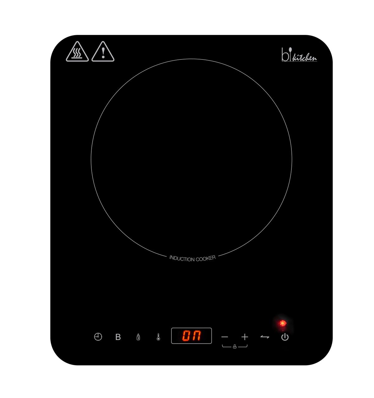 Induktionskochplatte Cook 411 Induktionskochplatte - Schwarz, Basics, Glas (28/4,5/33cm) - Silva Homeline