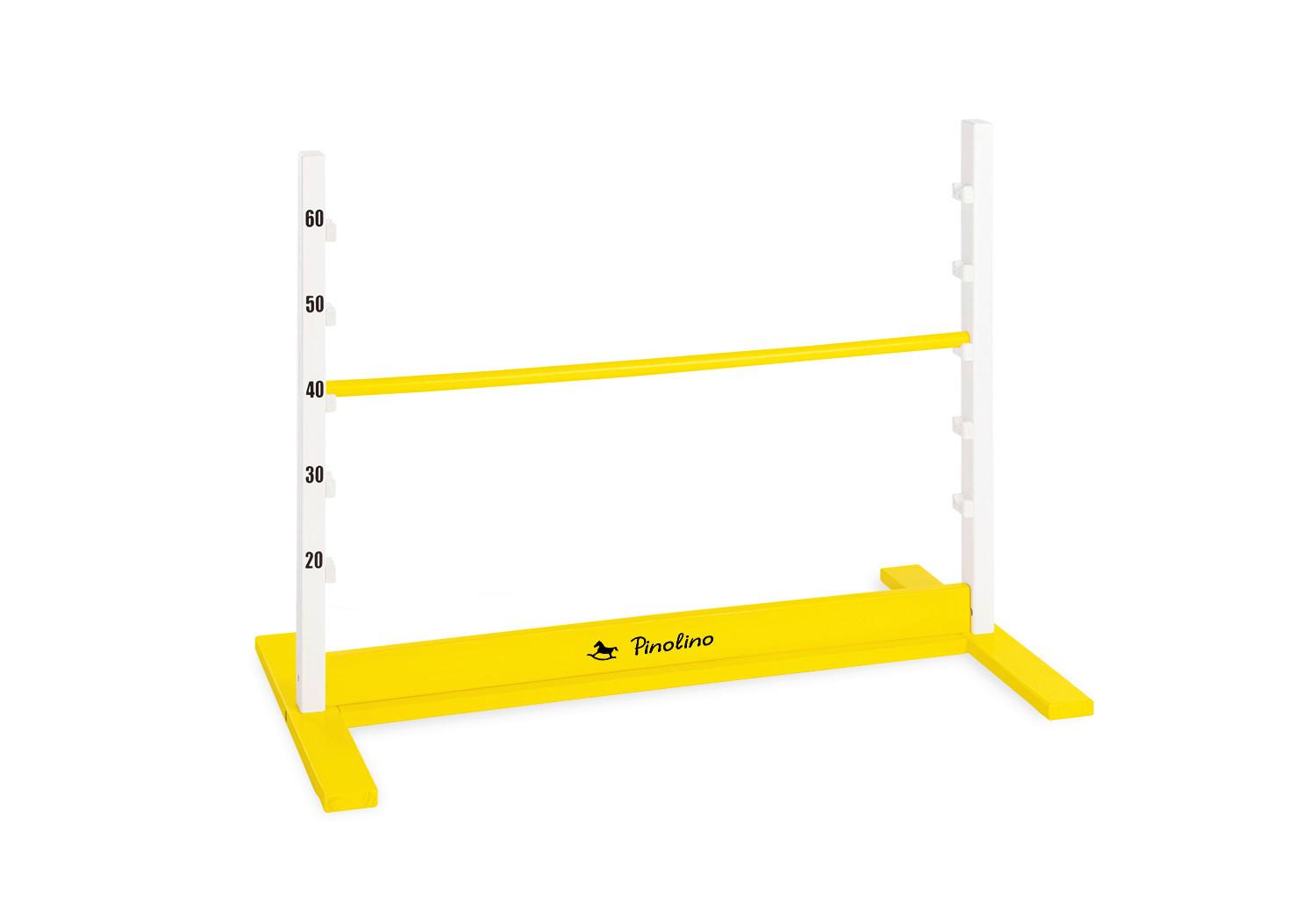 Hindernisparcour Hoppe - Gelb, Basics, Holz (92/67/50cm) - Pinolino