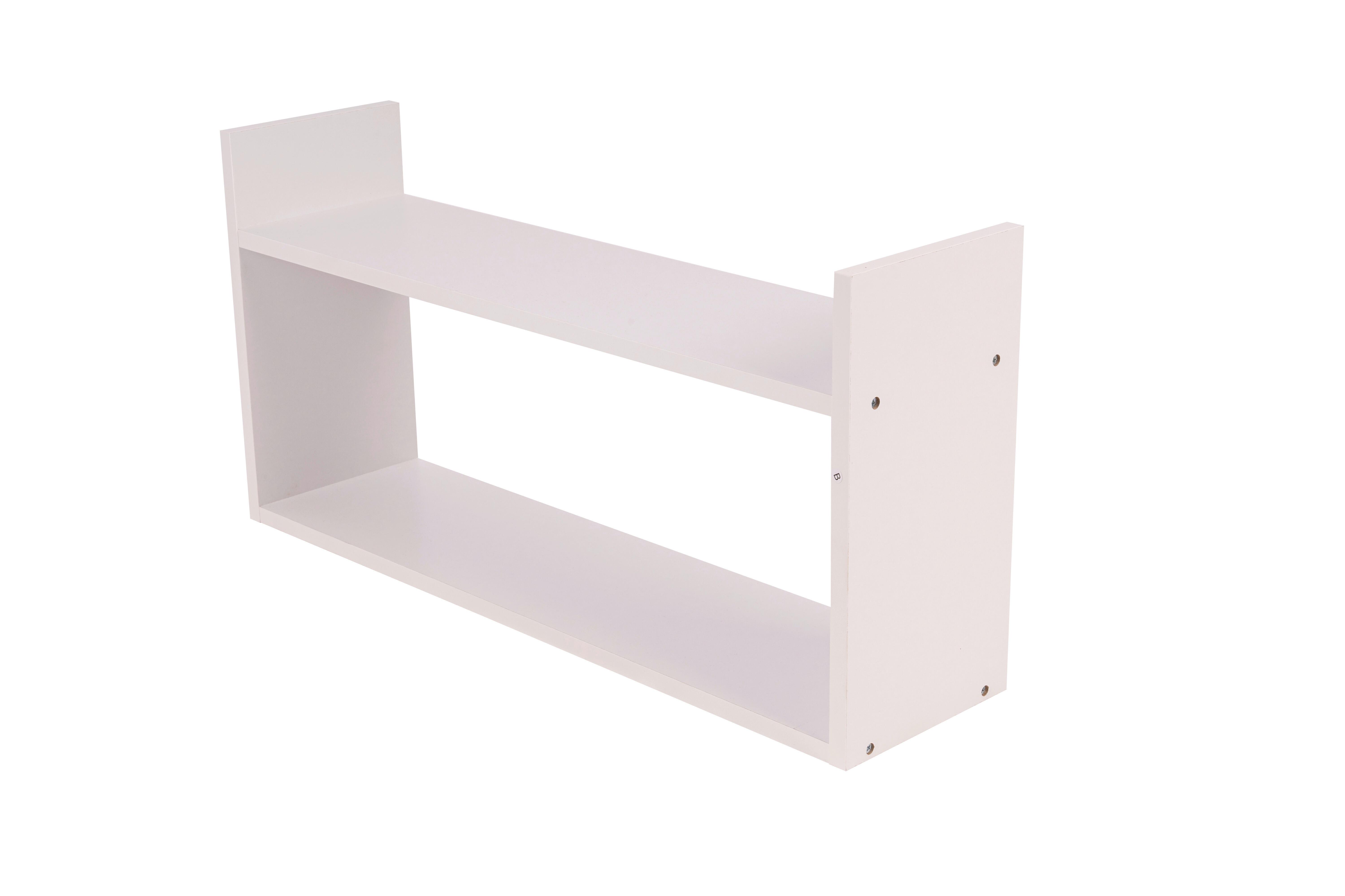 WANDREGAL Hannah Weiß B: 70cm - Weiß, Basics, Holzwerkstoff (70/18/35cm)