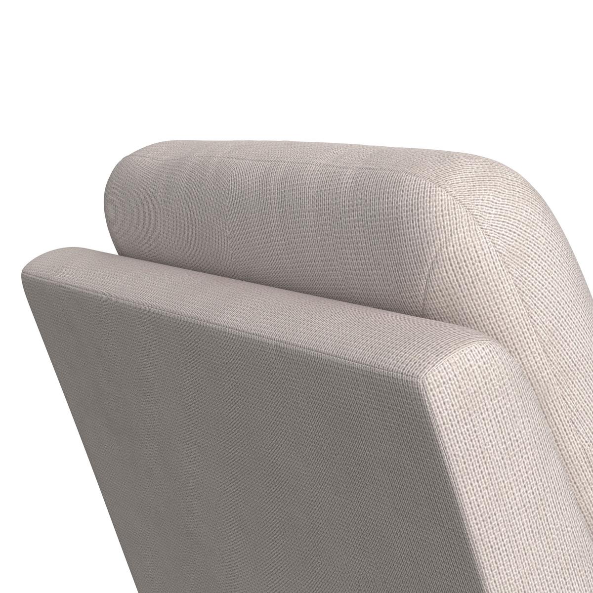 Relaxsessel Mario Webstoff beige, B: 89 cm - Beige/Schwarz, MODERN, Textil/Metall (89/107/94cm) - James Wood
