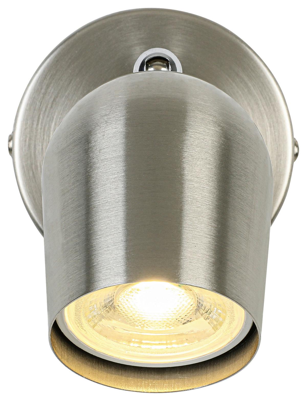 BODOVÉ SVÍTIDLO ERNESTINE - barvy chromu/barvy niklu, Romantický / Rustikální, kov/plast (14/8/7,5cm) - Mömax