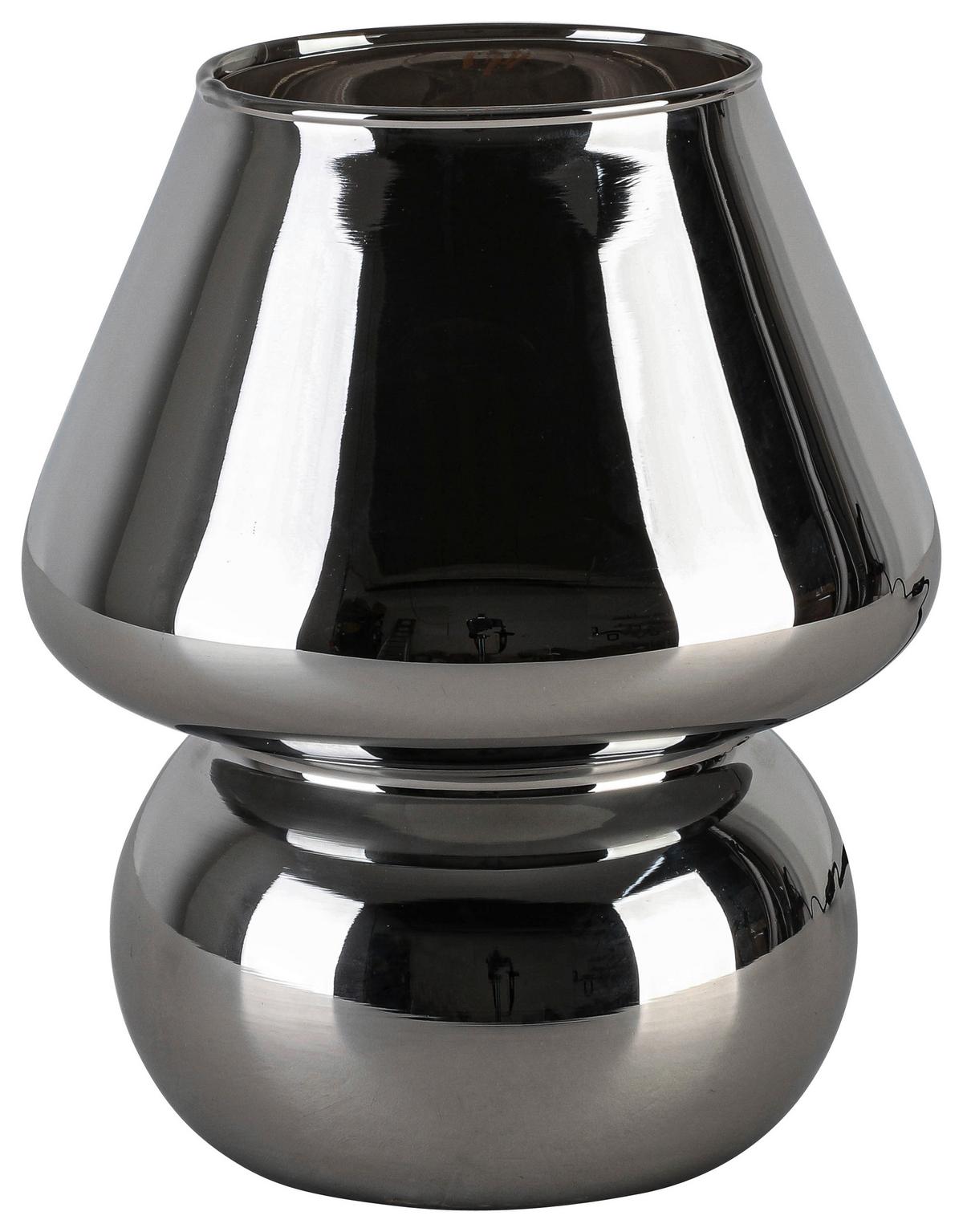 STOLNÍ LAMPA SCHÖNI - černá/barvy chromu, Moderní, plast/sklo (15/18cm) - Modern Living