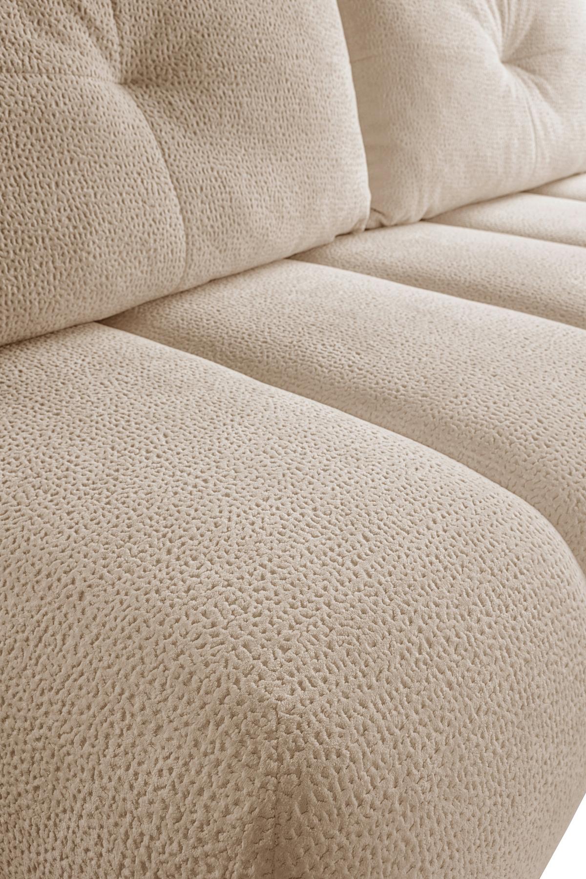 Schlafsofa Milo, Beige B: 209 Cm - Beige/Creme, Design, Holz/Holzwerkstoff (209/100/103cm) - MID.YOU
