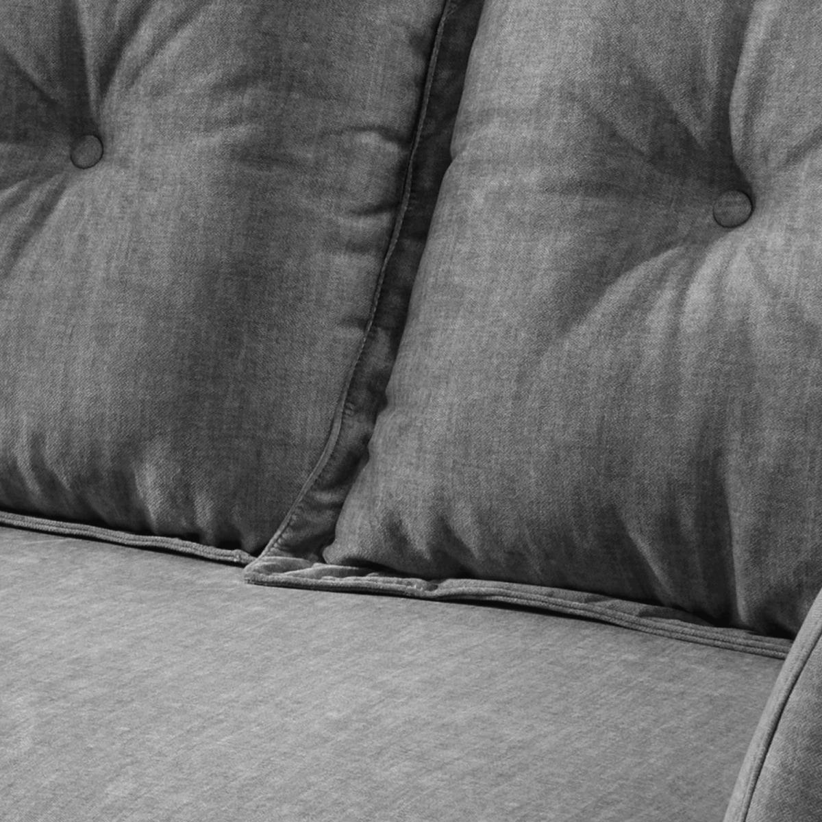 3-Sitzer-Sofa Baggio Grau B: 236 cm - Buchefarben/Grau, MODERN, Textil (236/94/103cm) - Livetastic