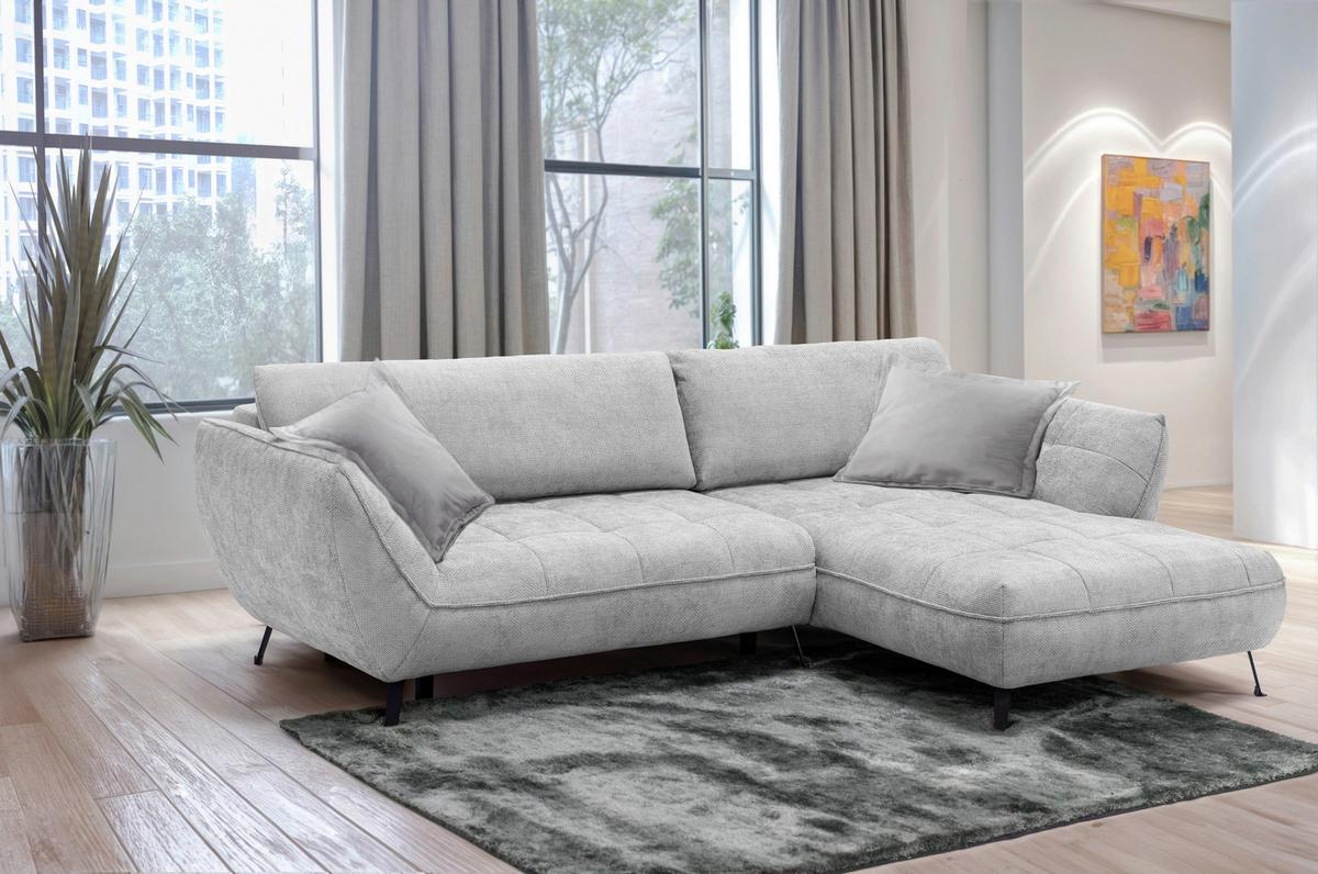Zierkissen Samoa Silberfarben B: 60 cm - Silberfarben, Design, Textil (60/60cm) - Livetastic