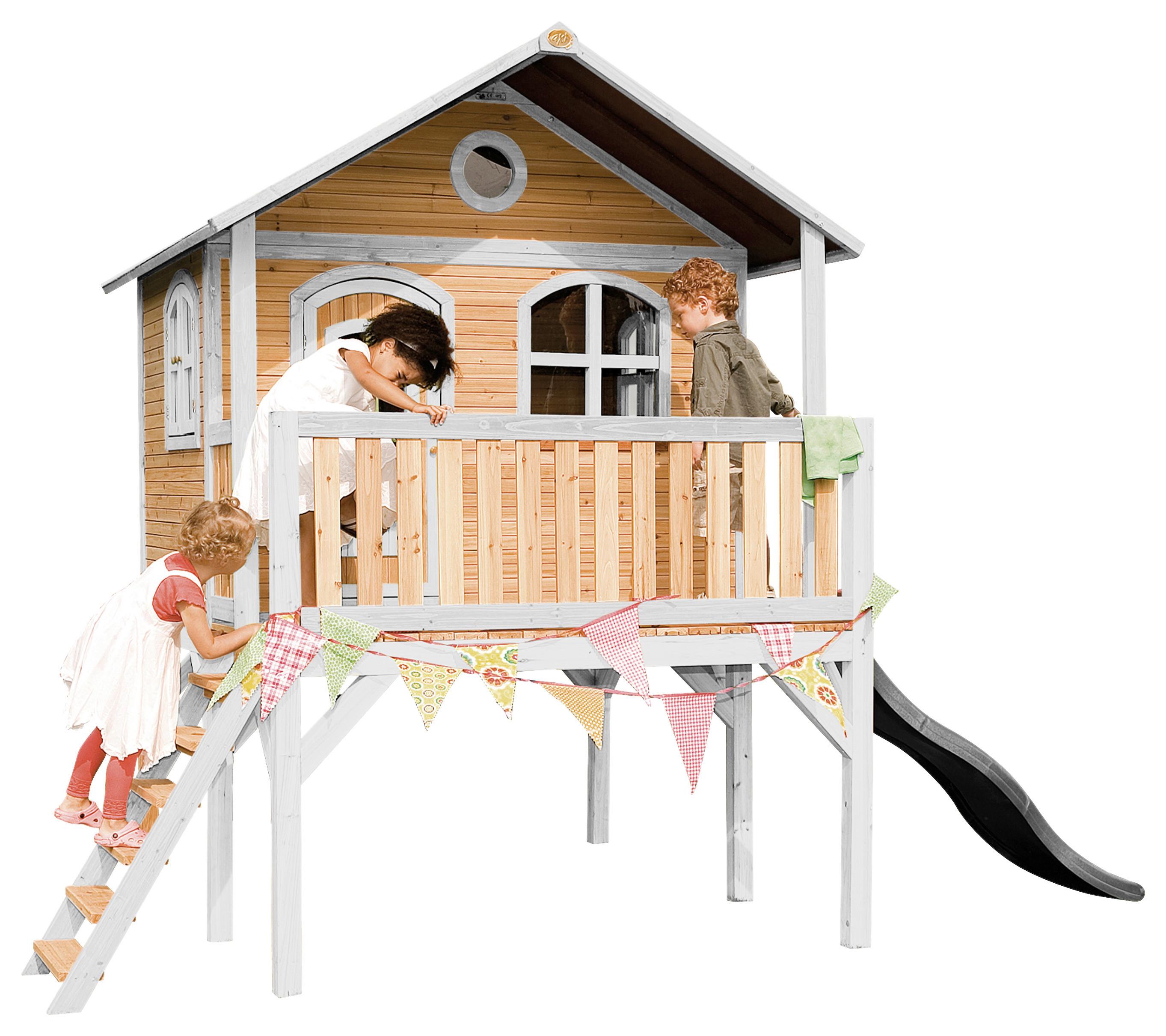 SPIELHAUS Braun, BxHxT: 380x274x212 cm