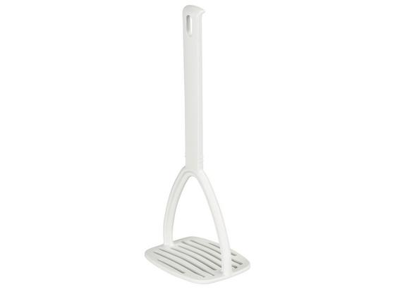 Krumplinyomó Fackelmann - fehér, konvencionális, műanyag (26cm) Krumplinyomó Fackelmann - fehér, konvencionális, műanyag (26cm)