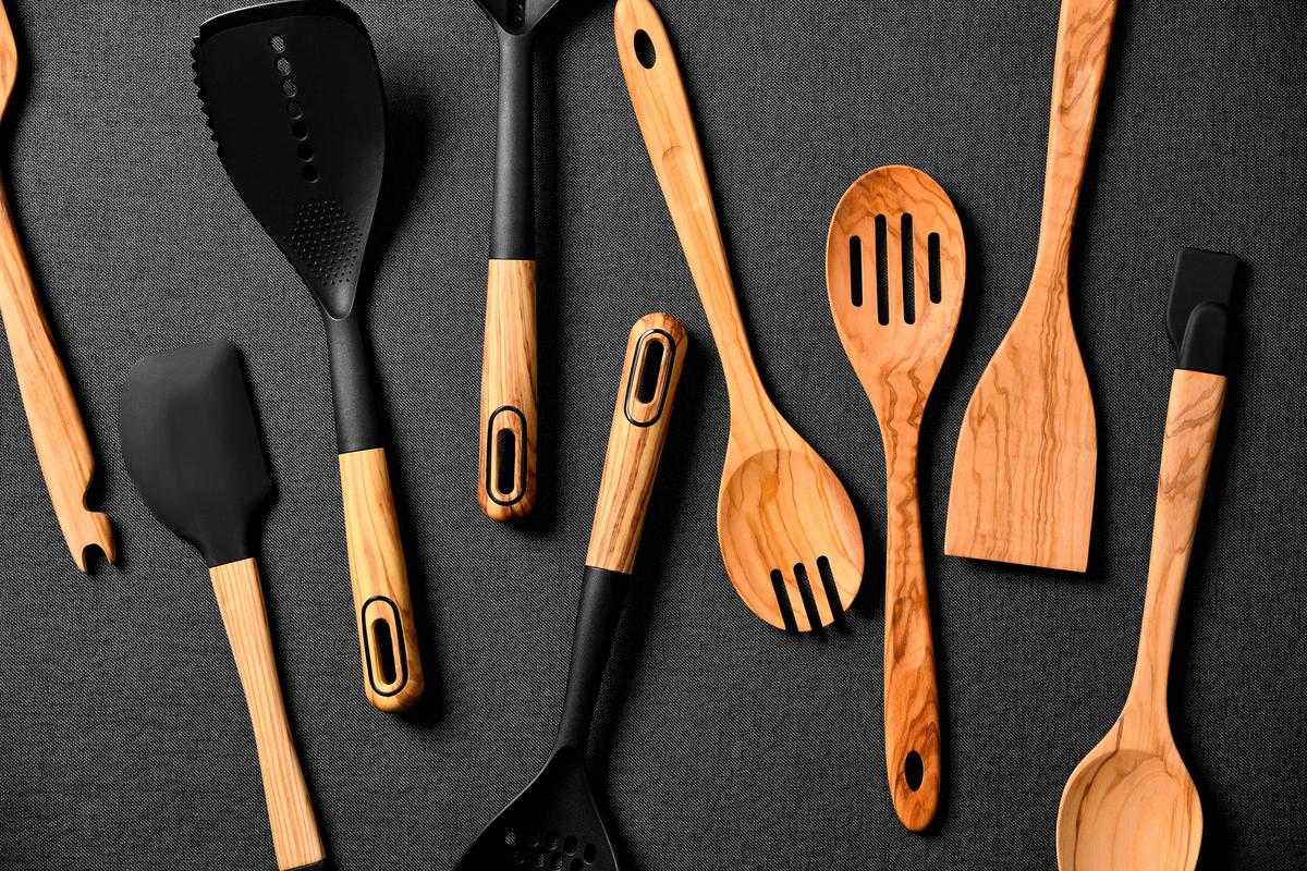Küchenhelferset Utensils Kernbuche 3-teilig - Kernbuche, Basics, Holz (26/2,1/36cm)