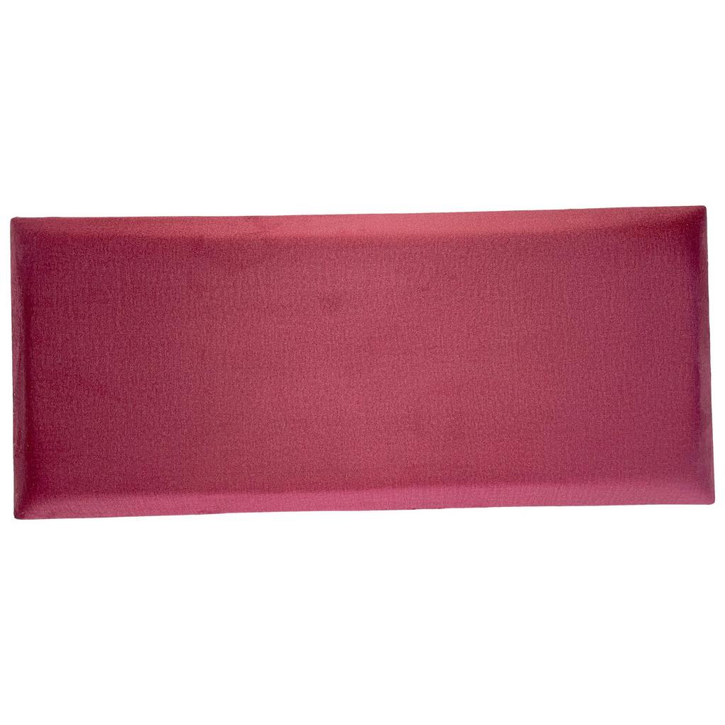 Wandpolster 2er-Set 60x30 cm Rechteckig, Bordeaux