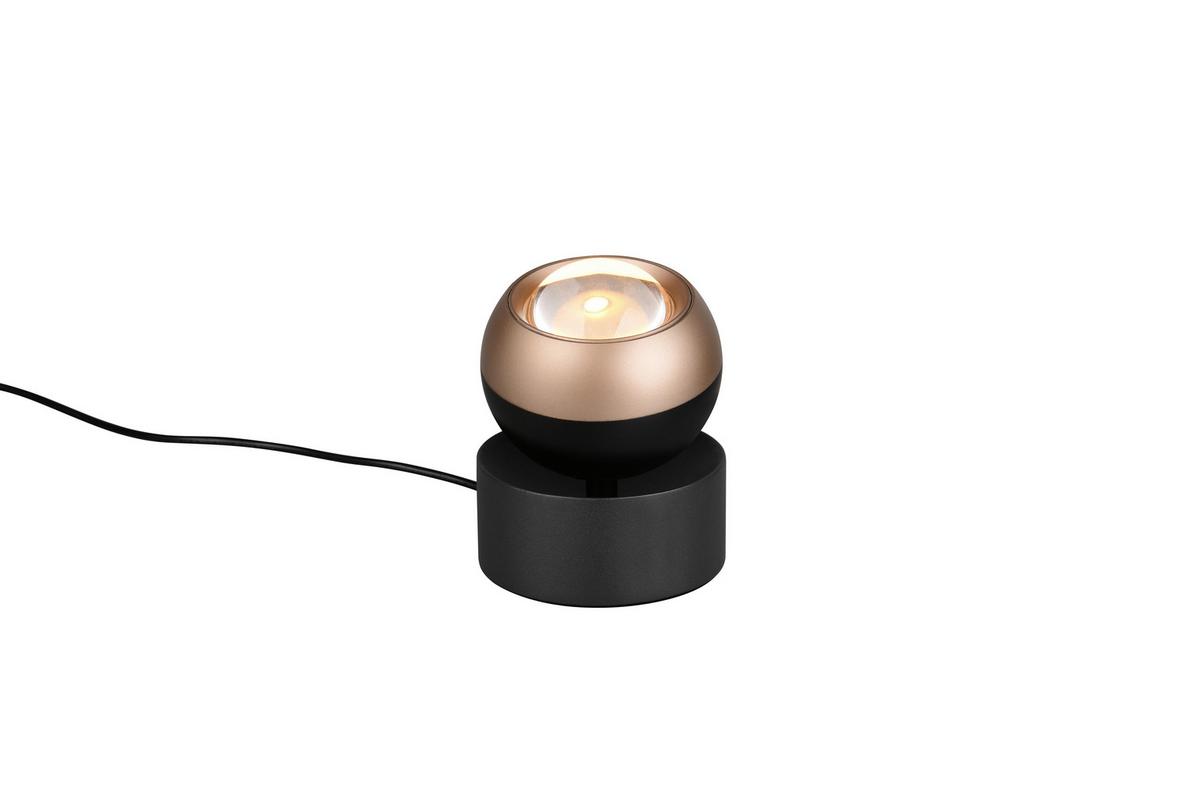LED-Tischleuchte 544410132 Orbit - Schwarz/Braun, Basics, Metall (10/14cm) - Trio Leuchten