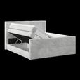 Boxspringbett mit Topper und Bettkasten 180x200 cm Medino - Hellgrau, KONVENTIONELL, Holz/Holzwerkstoff (180/200cm) - Luca Bessoni