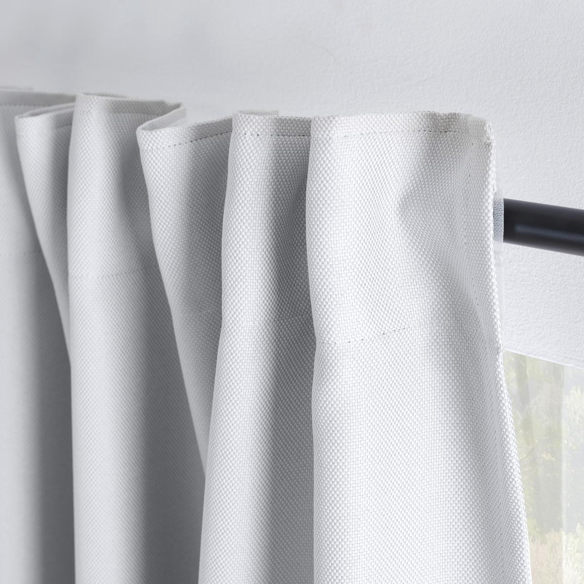 Zatemňovací záves Roman, 135/255cm, biela - biela, Modern, textil (135/255cm) - Premium Living