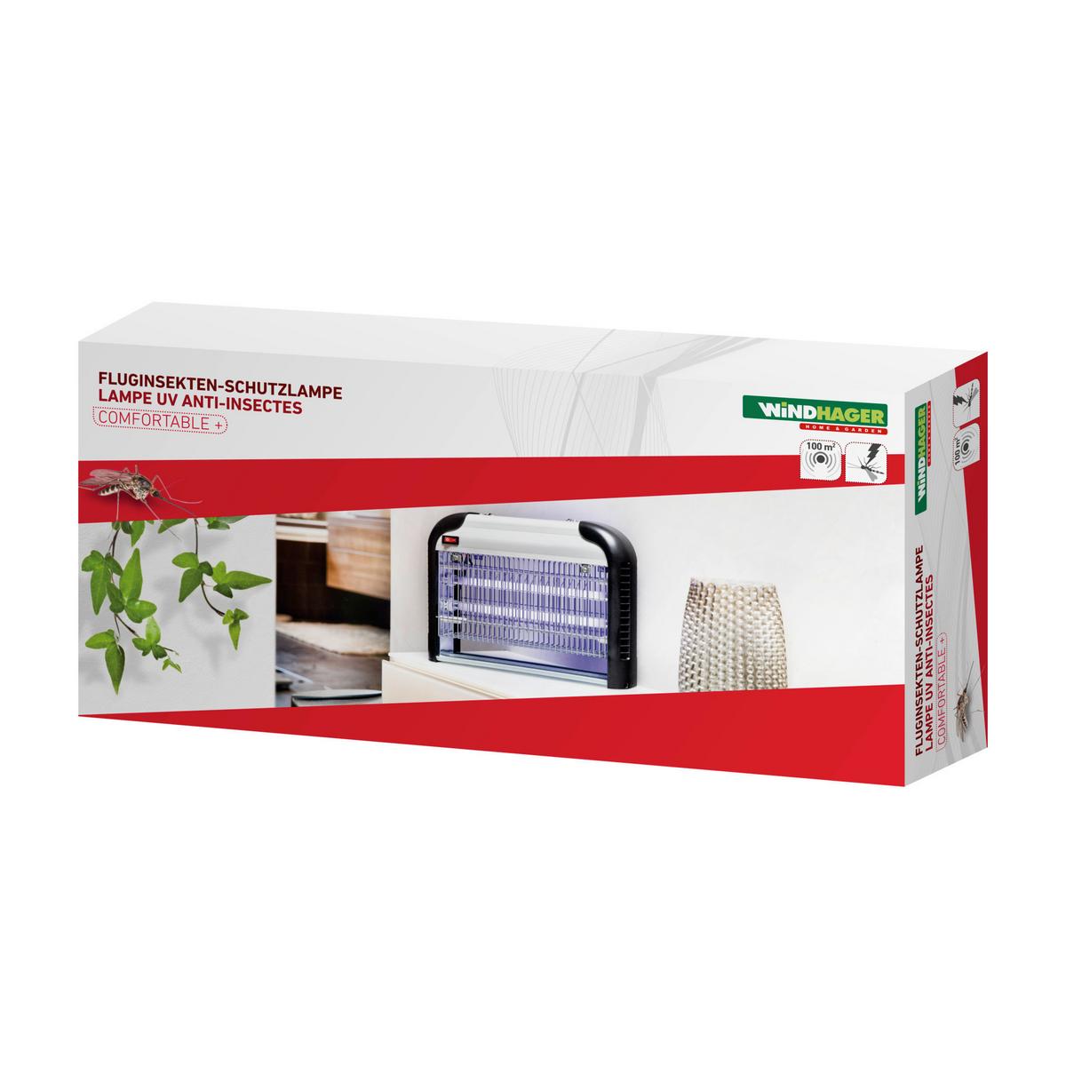 Fluginsekten-schutzlampe 2x20w Verwendung: Außen Und Innen - Schwarz, Basics, Kunststoff (65/31/9cm)