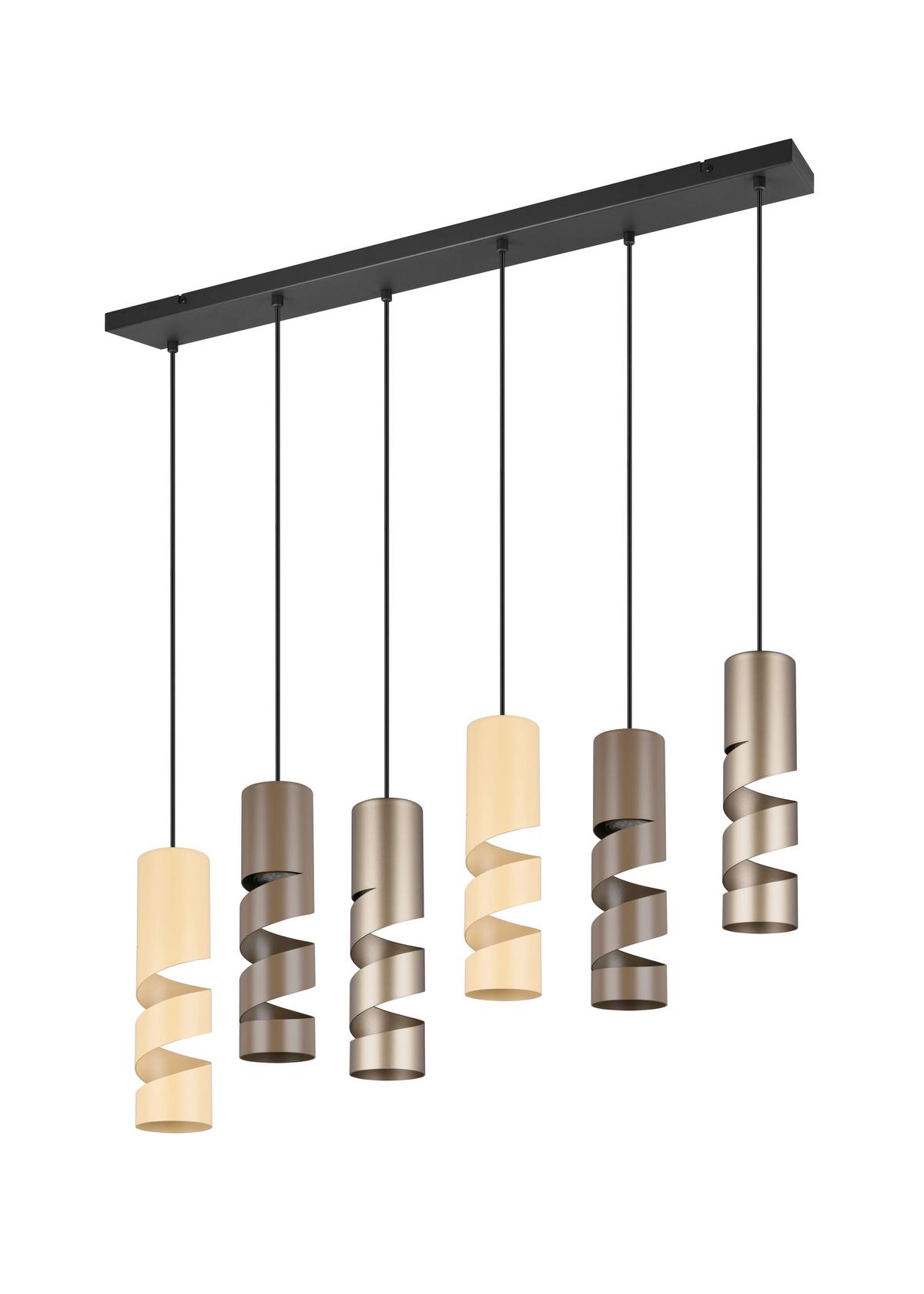 Pendelleuchte 364000617 Stream - Taupe/Beige, KONVENTIONELL, Metall (100/14/150cm) - Trio Leuchten