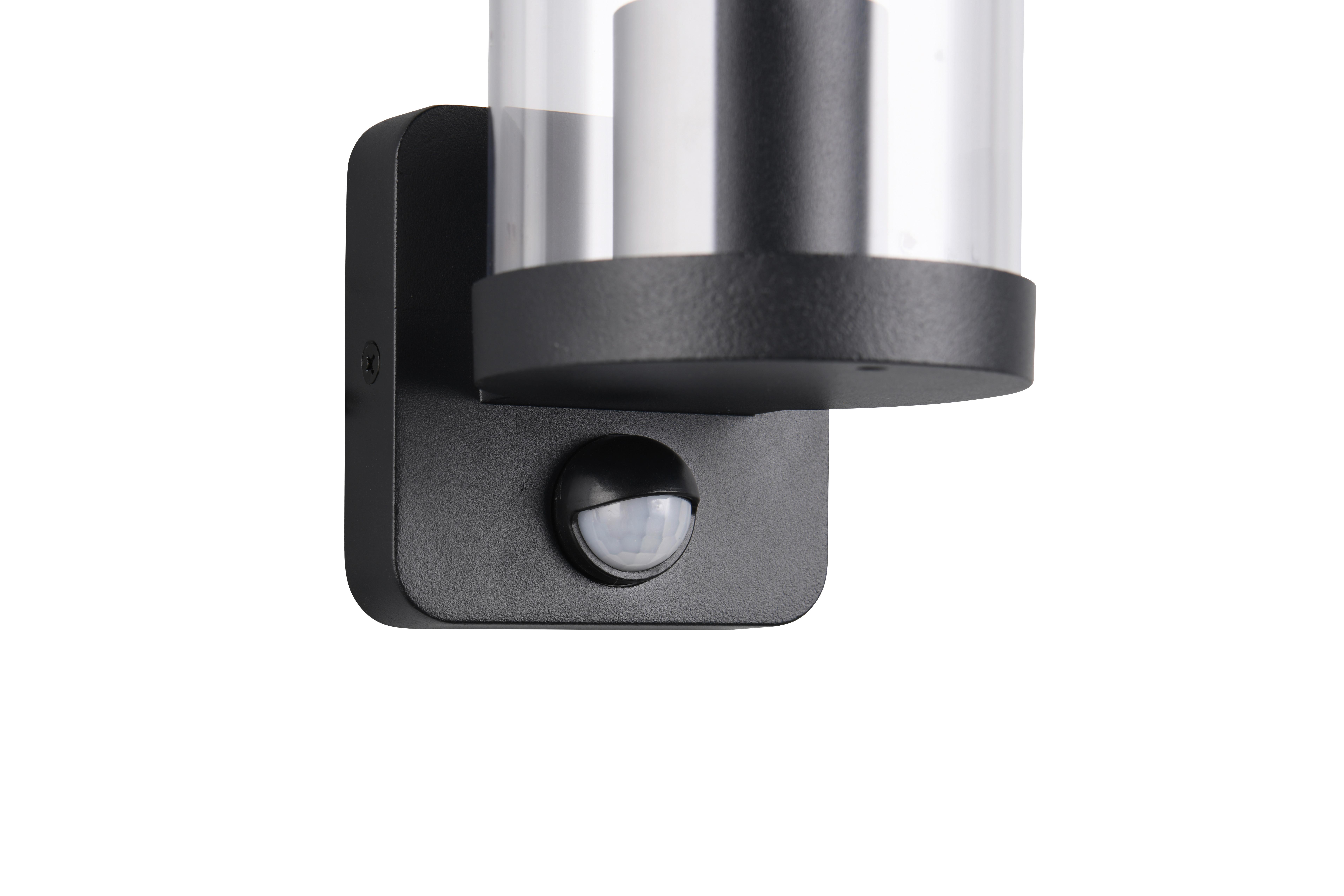 Außenwandleuchte R21599132 Bonito - Transparent/Schwarz, Design, Kunststoff/Metall (9,5/23cm)