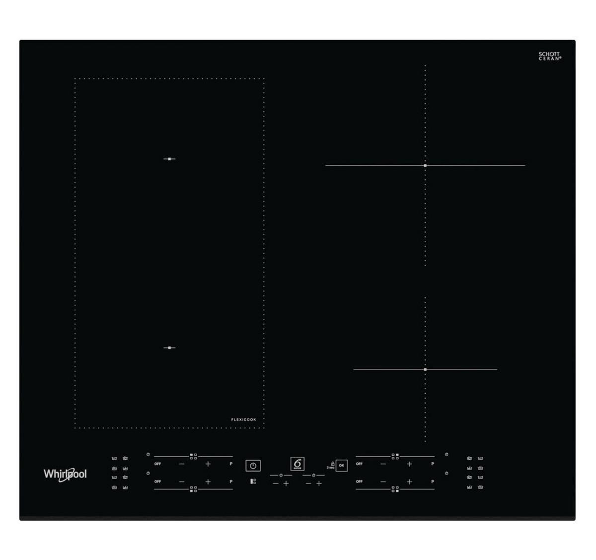 Indukčná varná doska WHIRLPOOL WL B1160 BF - čierna, kov/sklo (59/5,4/51cm) - Whirlpool