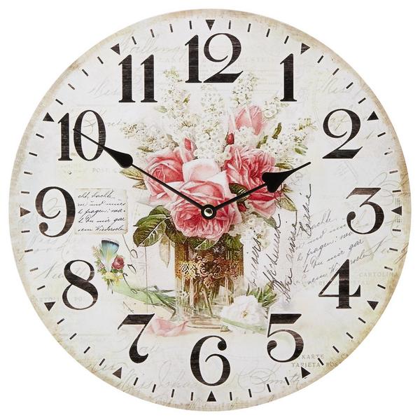 Runde Wanduhr im Retro-Look online kaufen