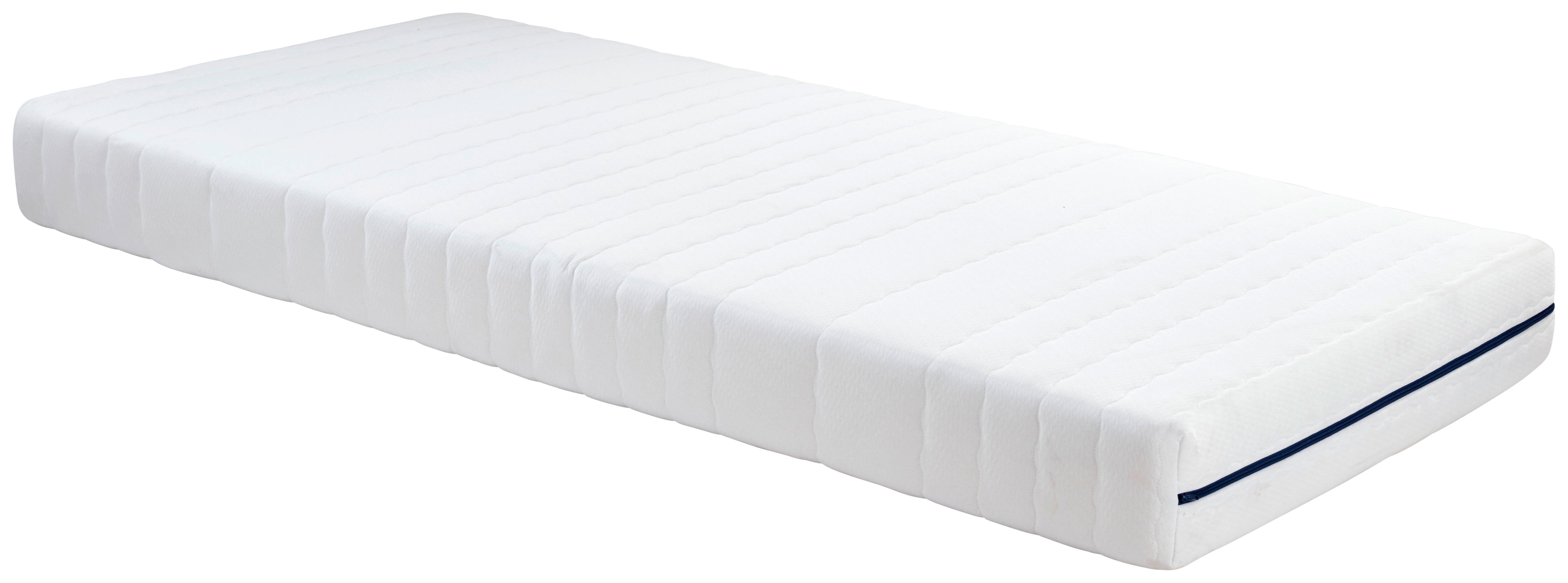 Rollmatratze Rolly 90x200 cm H2/H3 H: 19 cm - Weiß, Textil (90/200cm) - Primatex