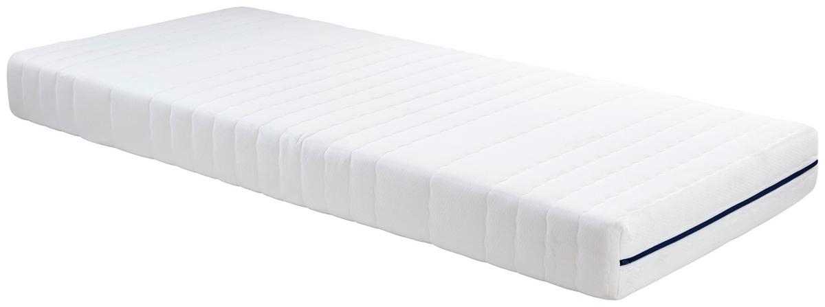 Rollmatratze Rolly 90x200 cm H2/H3 H: 19 cm - Weiß, Textil (90/200cm) - Primatex