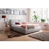 Polsterbett mit Lattenrost + Bettkasten 180x200 Atesio - Hellgrau/Naturfarben, MODERN, Holz/Textil (180/200cm) - Livetastic