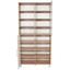 Polc Box - Tölgyfa/Fehér, modern, Faalapú anyag (98/205/40cm)