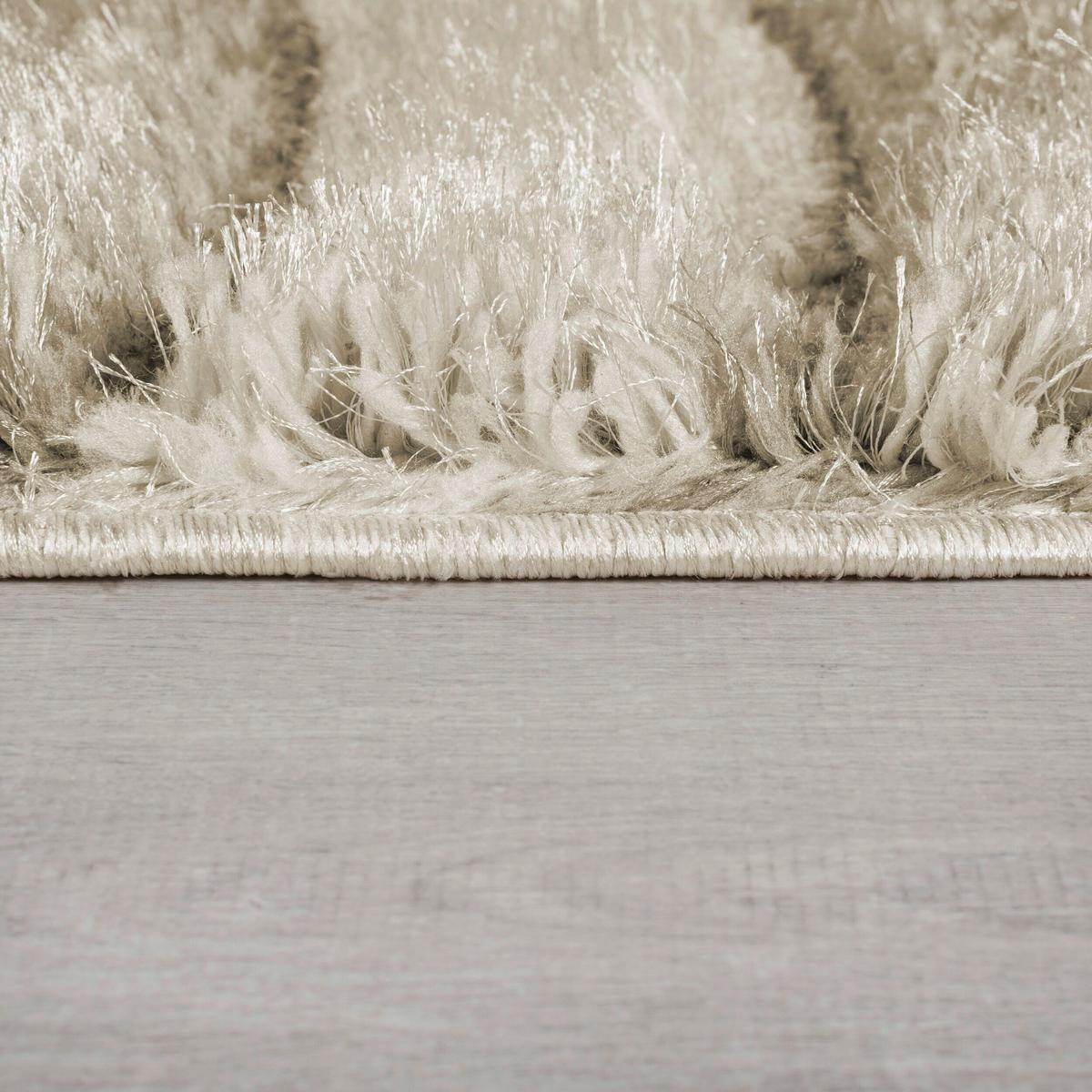Shaggy Velvet Carved Natural 200x290 - Beige, Basics, Textil (200/290cm)