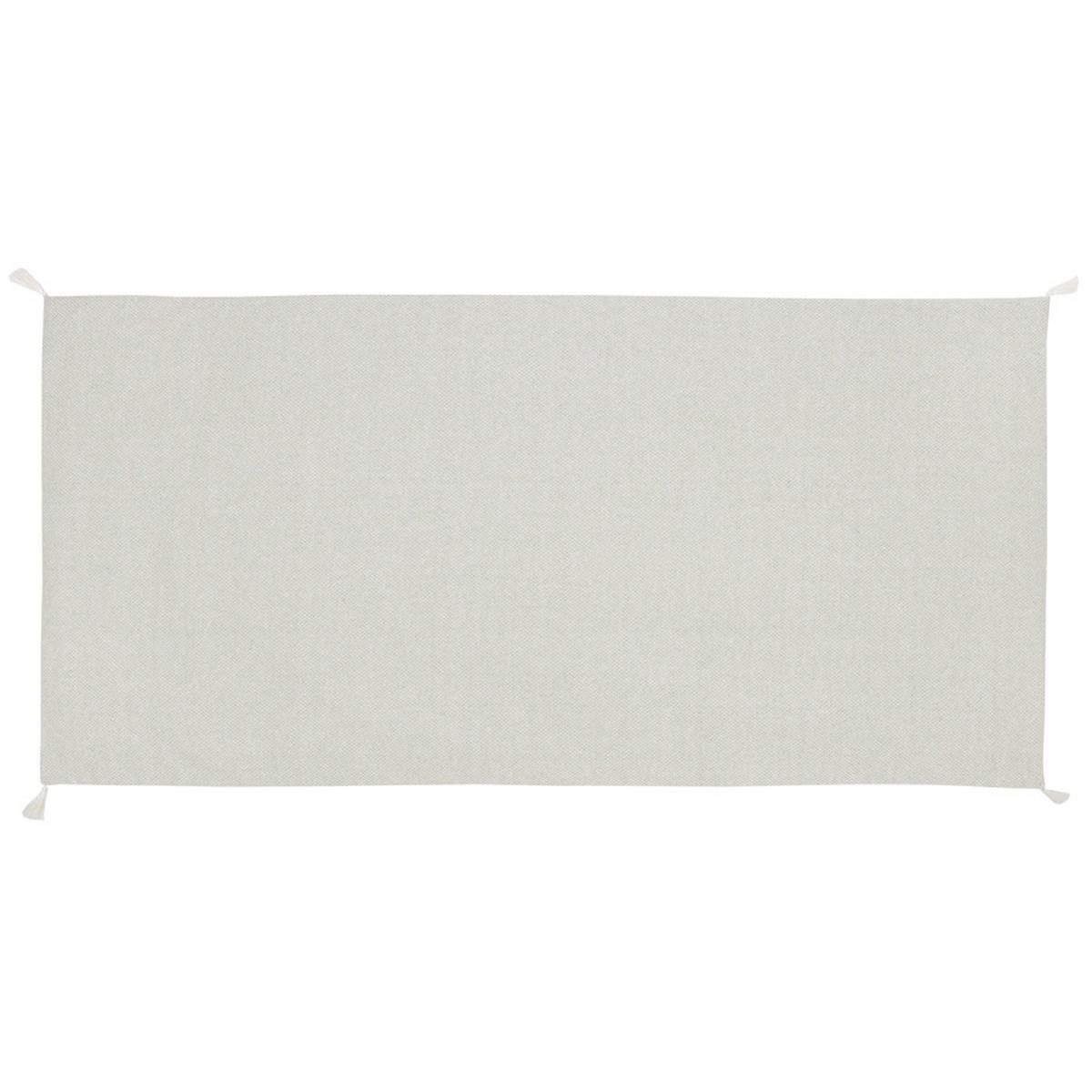 PLÁŽOVÁ PODLOŽKA DOBBY - svetlosivá, textil (90/190cm)