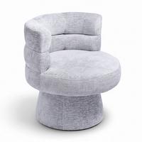 STOLIČKA JULINA - sivá, Modern, drevo/textil (71/74/72cm) - Bessagi Home