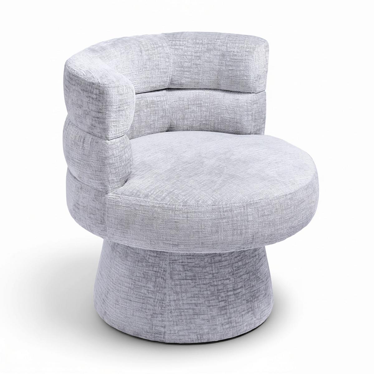 STOLIČKA JULINA - sivá, Modern, drevo/textil (71/74/72cm) - Bessagi Home