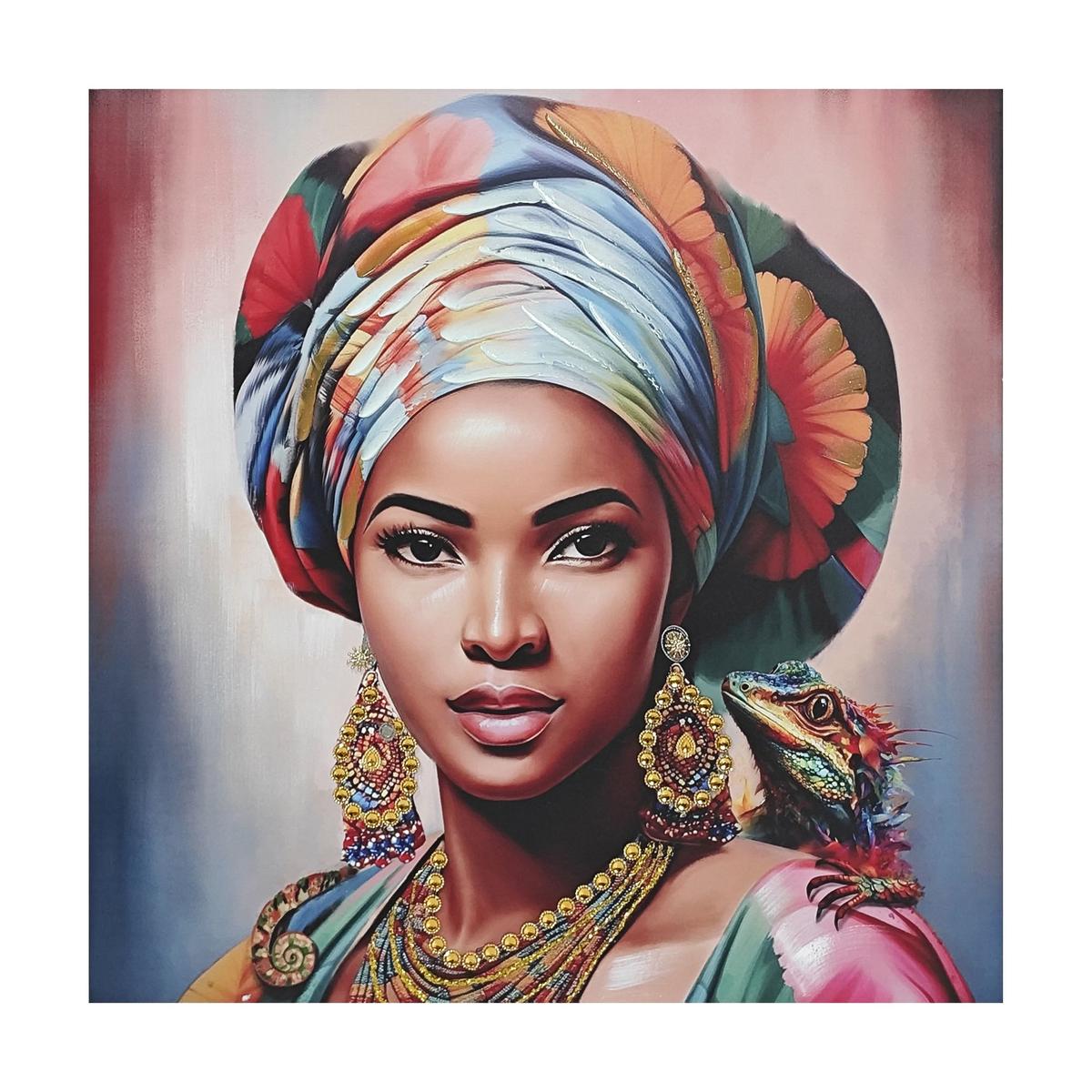 obraz na plátne 100/100cm - viacfarebná, Modern, drevo/textil (100/100/3cm) - Mömax